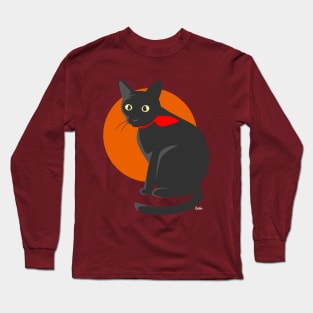 Orange Moon Long Sleeve T-Shirt